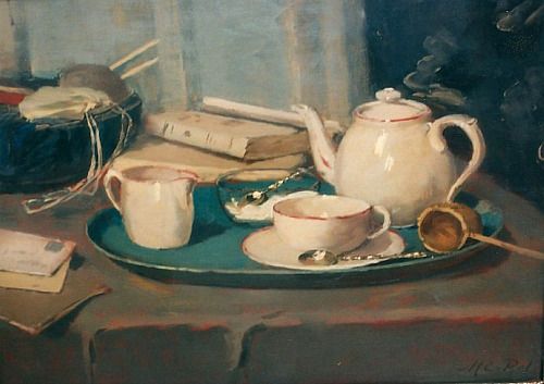 500x353 Martinus Van Regteren Altena - Tea Set Painting