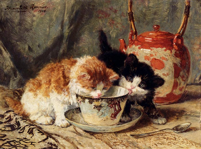 700x520 Tea Time, 1905 - Tea Time Painting