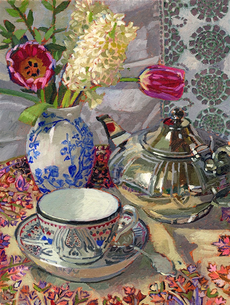936x1245 Tea Time Again! By Angie Wood - Tea Time Painting