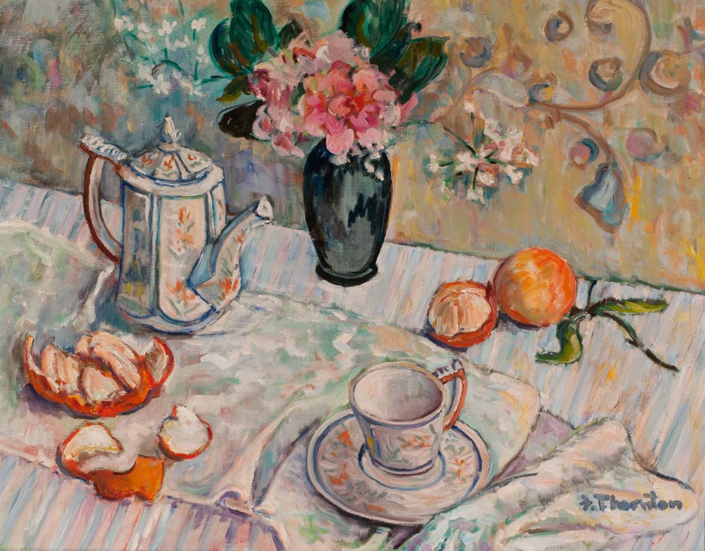 1024x801 Flora L. Thornton's Tea Time Usc Thornton School Of Music - Tea Time Painting