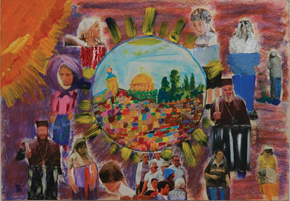 408x284 Art As A Bridge To Peace - Teachers Day Painting