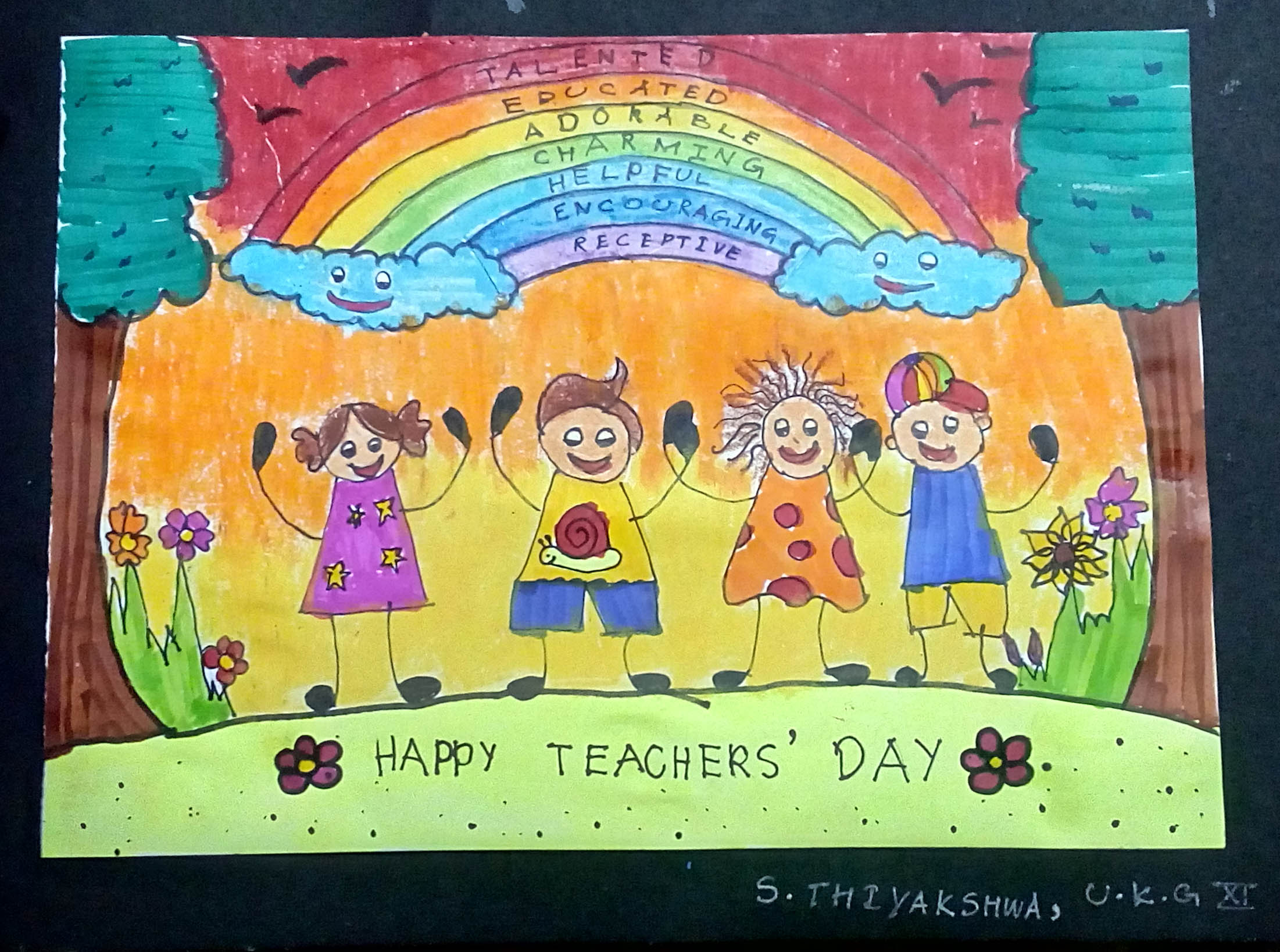 2202x1638 Your Art Butterfly - Teachers Day Painting