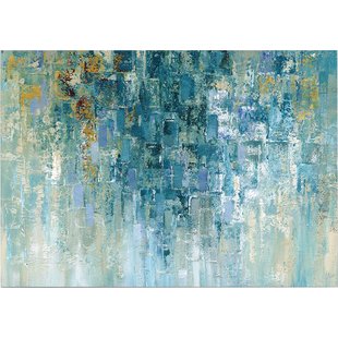 310x310 Abstract Wall Art You'Ll Love Wayfair - Teal Painting
