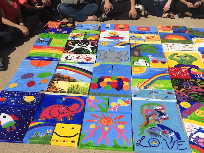 800x600 Raw Canvas - Team Painting