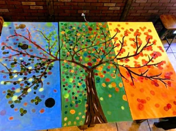 585x436 Team Building - Team Painting