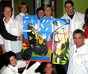 369x312 Team Painting The Latest In Corporate Team Buliding - Team Painting
