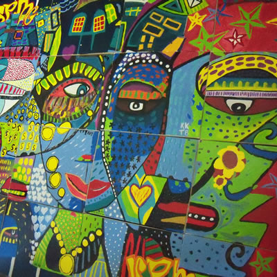 400x400 Team Building, Crafty Corner - Teamwork Painting