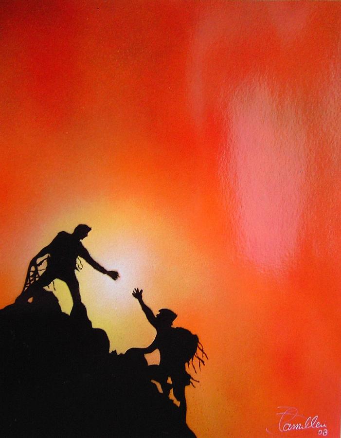 701x900 Teamwork Painting By Bryan Camilleri - Teamwork Painting