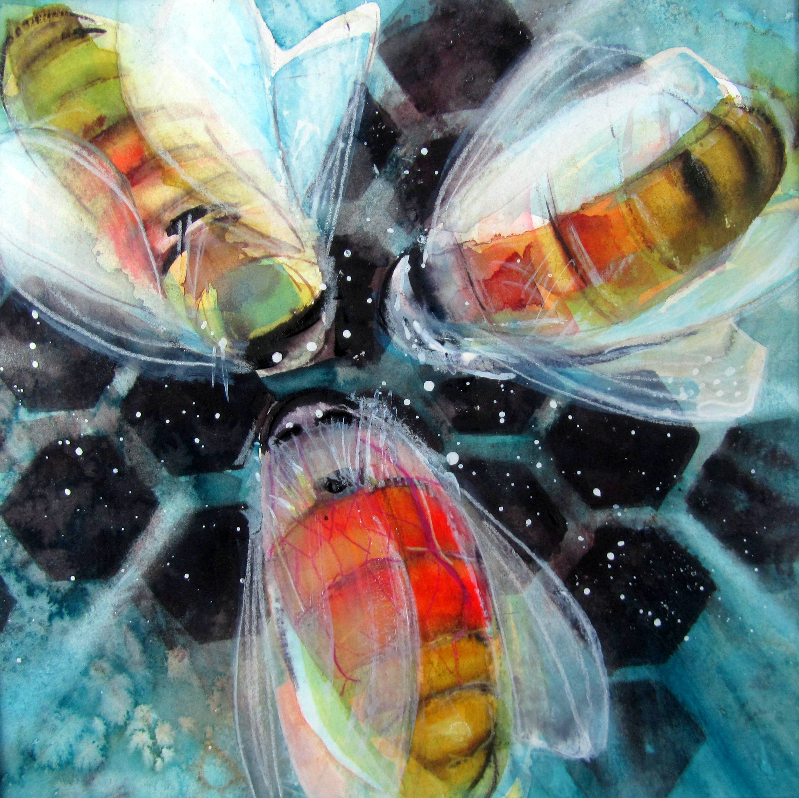 2756x2752 Teamwork Watercolours Amp More - Teamwork Painting