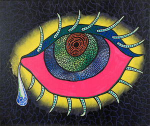 300x252 Yayoi Kusama - Teardrop Painting