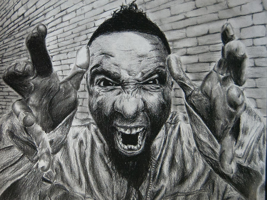 900x675 Tech N9ne Drawing By Andrew Norrell - Tech N9ne Painting