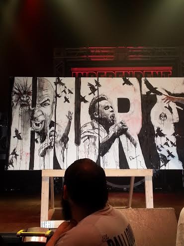 370x494 Tech N9ne Independent Grind Tour 2014 Genius - Tech N9ne Painting