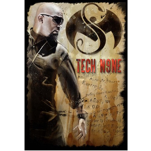 500x500 The Latest Print To Stem From The Exclusive Collaboration Between - Tech N9ne Painting