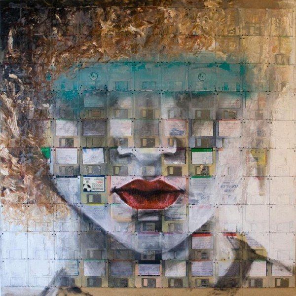600x600 Painting On Old Devices By Nick Gentry Pondly - Technology Painting
