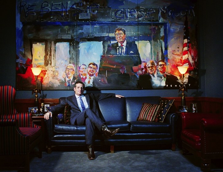 727x561 Ted Cruz, The Absolutist The New Yorker - Ted Cruz Painting