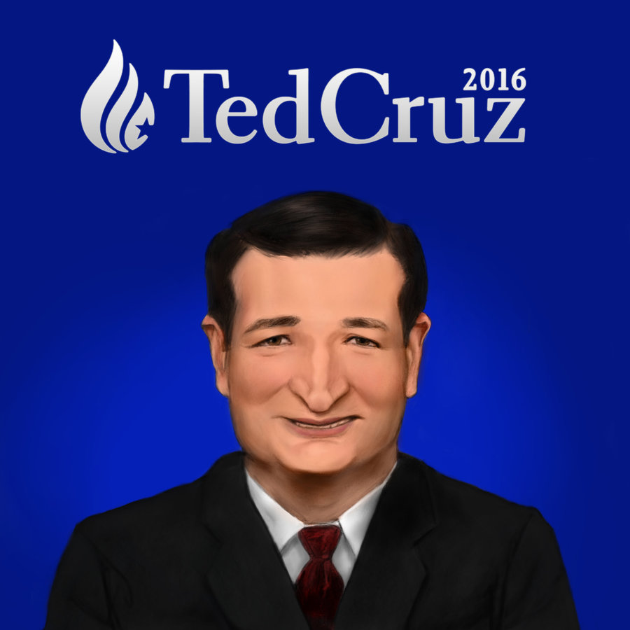 900x900 Ted Cruz By Lulie - Ted Cruz Painting