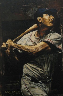 262x400 Ted Williams By Stephen Holland San Francisco Art Exchange - Ted Williams Painting