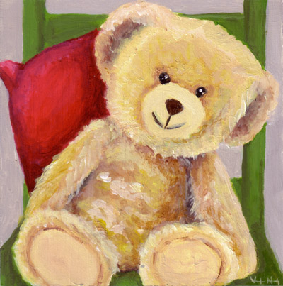 400x403 Teddy Bear - Teddy Bear Painting