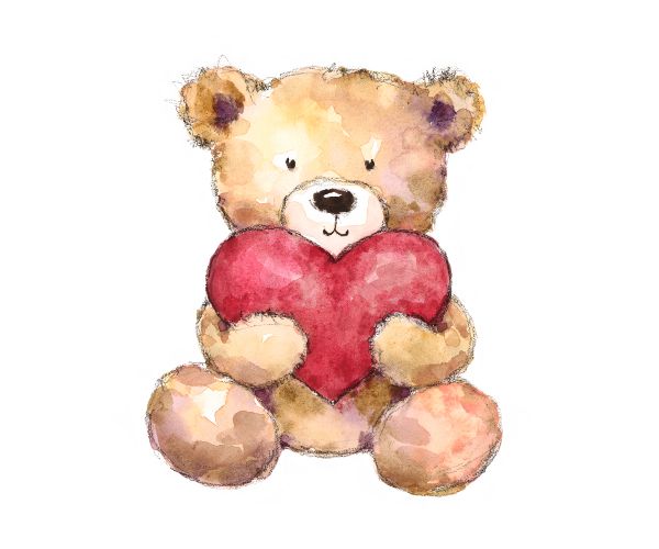 600x500 How To Create A Cute Teddy Bear Painting In 4 Steps - Teddy Bear Painting