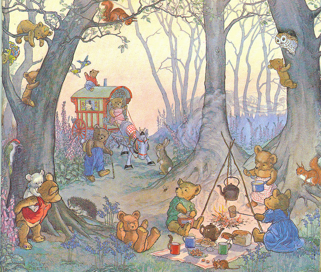 640x544 Mrs Black's This N That The Teddy Bear's Picnic - Teddy Bear Picnic Painting