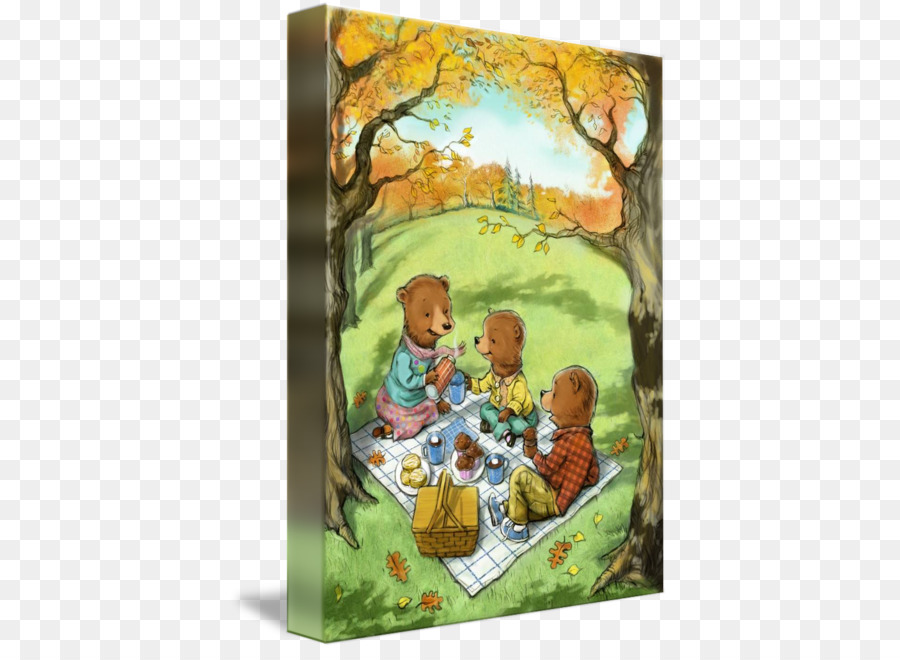 900x660 Teddy Bears' Picnic Painting - Teddy Bear Picnic Painting