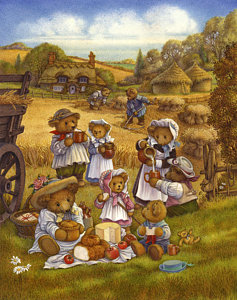 237x300 Teddy Bears Picnic Paintings Fine Art America - Teddy Bear Picnic Painting