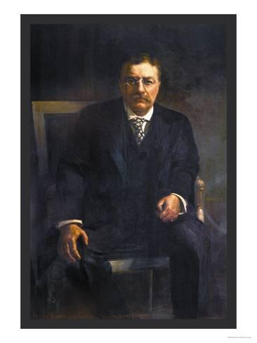 366x488 Teddy Roosevelt Print By George Torre - Teddy Roosevelt Painting