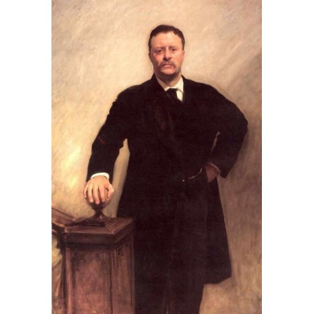458x458 Theodore Roosevelt 1903 By John Singer Sargent - Teddy Roosevelt Painting