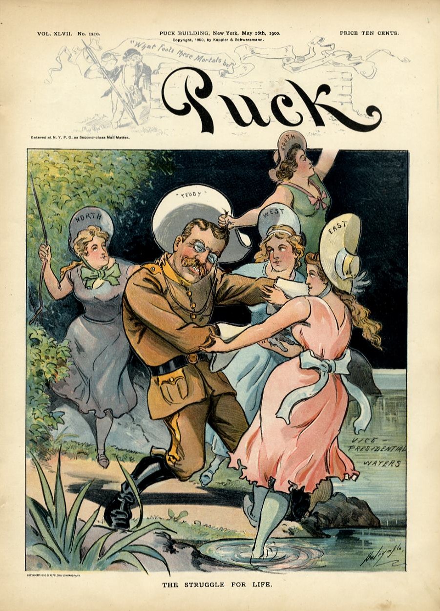 901x1251 Theodore Roosevelt Dancing With Women In Rough Rider Uniform - Teddy Roosevelt Rough Riders Painting