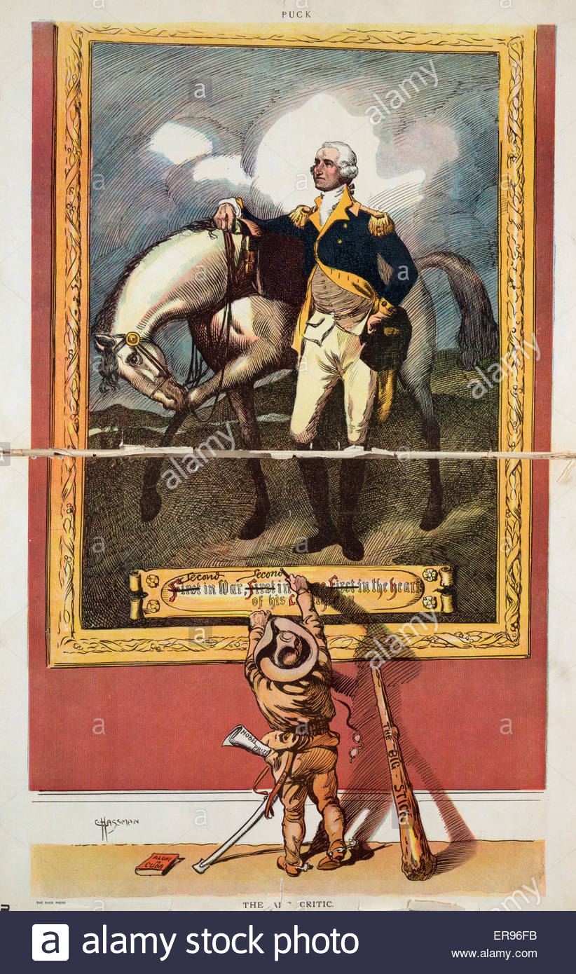 822x1390 The Art Critic. Illustration Shows Theodore Roosevelt Wearing His - Teddy Roosevelt Rough Riders Painting