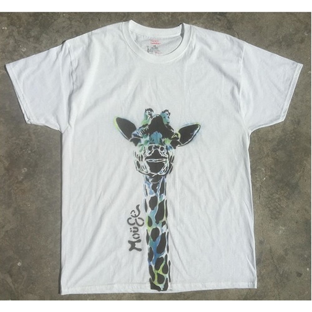 1000x1000 Mouse Giraffe Hand Painted T Shirt - Tee Shirt Painting
