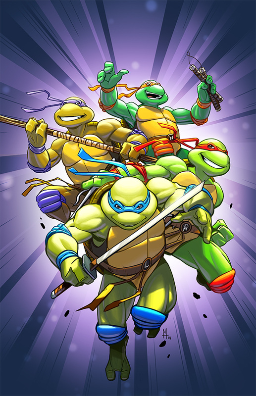 517x800 Personal Work - Teenage Mutant Ninja Turtles Painting