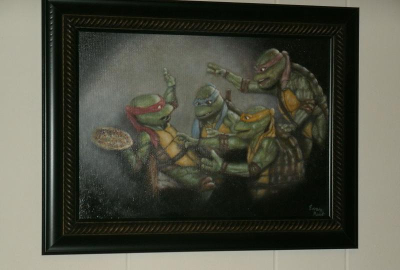 800x540 Teenage Mutant Ninja Turtles Oil Painting By Evan3585 - Teenage Mutant Ninja Turtles Painting