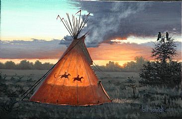 366x240 Teepee - Teepee Painting