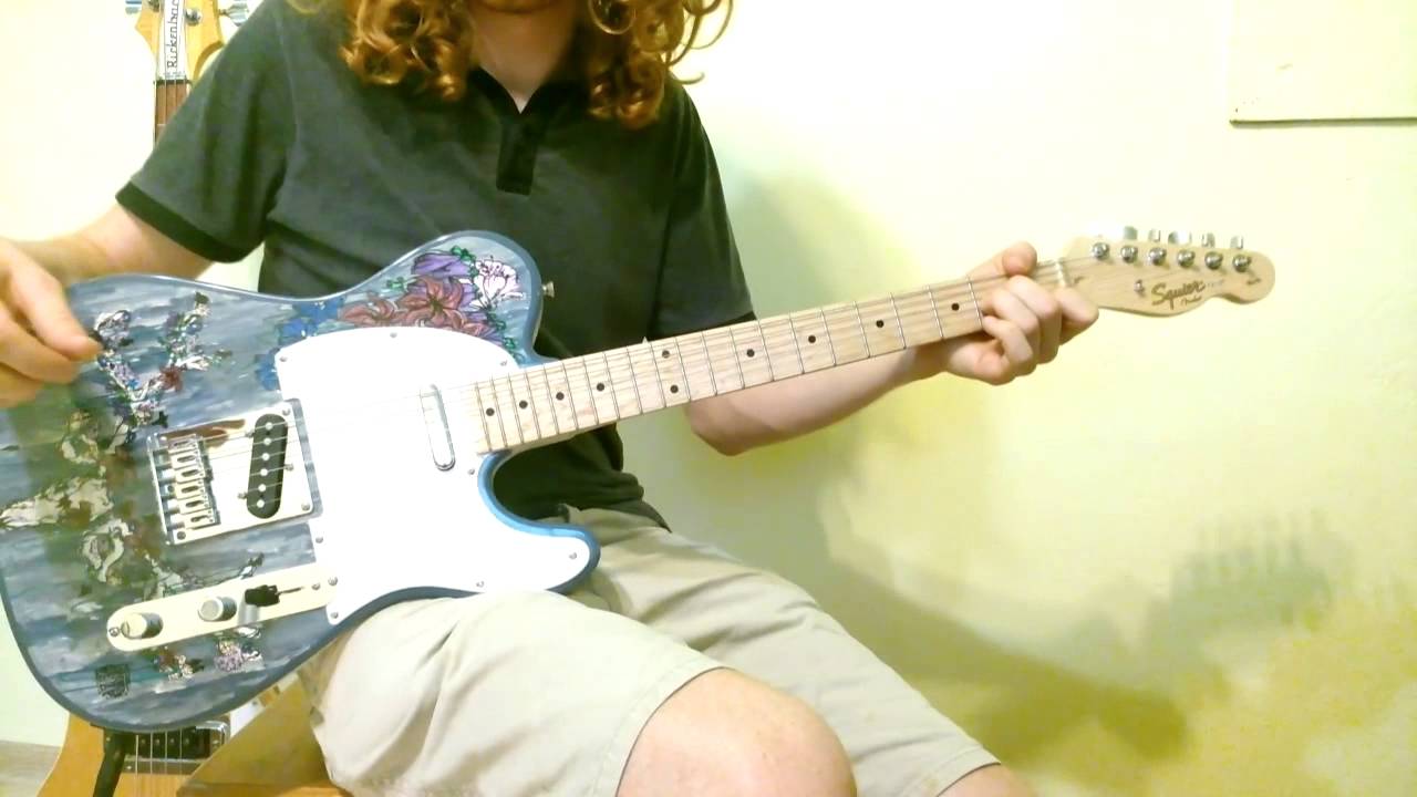 1280x720 Telecaster Custom Hand Painted Guitar By Telepaint - Telecaster Painting