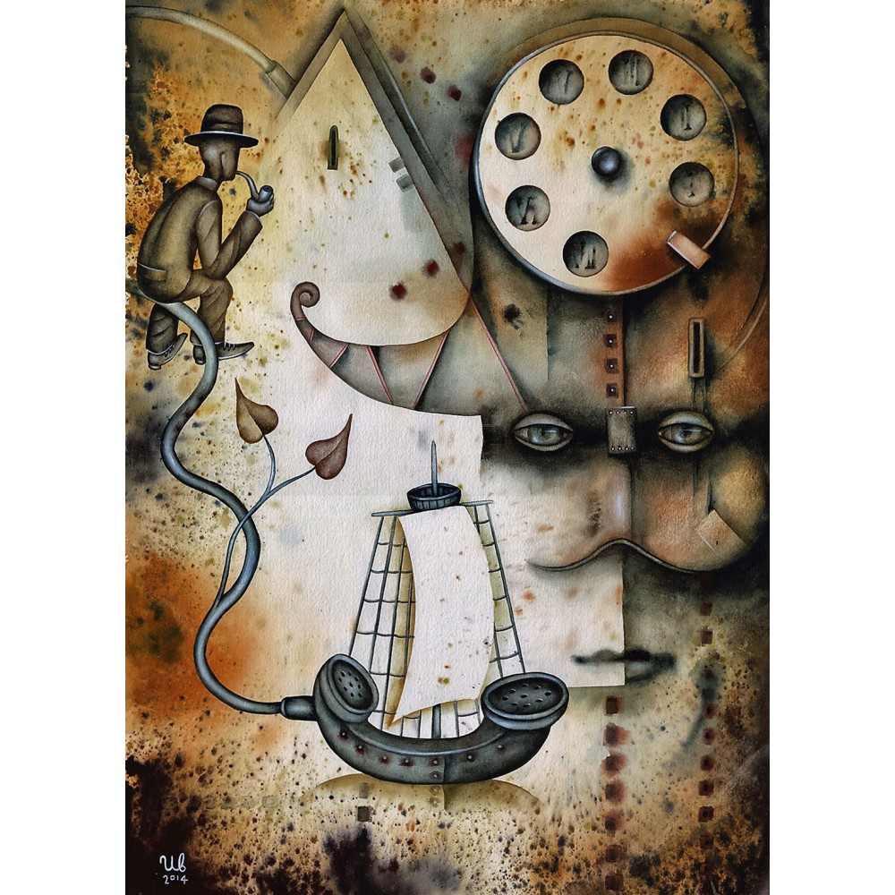 1000x1000 Eugene Ivanov - Telephone Painting