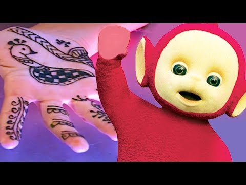 480x360 Teletubbies Painting With Hands And Feet - Teletubbies Painting