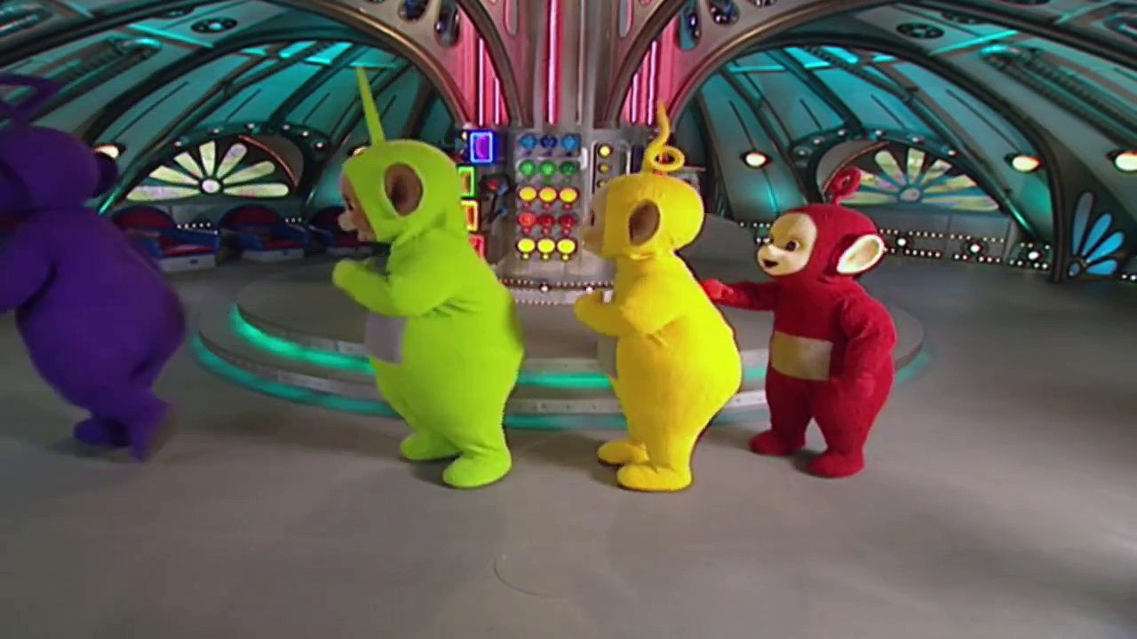 1280x720 Teletubbies Trickle Painting - Teletubbies Painting