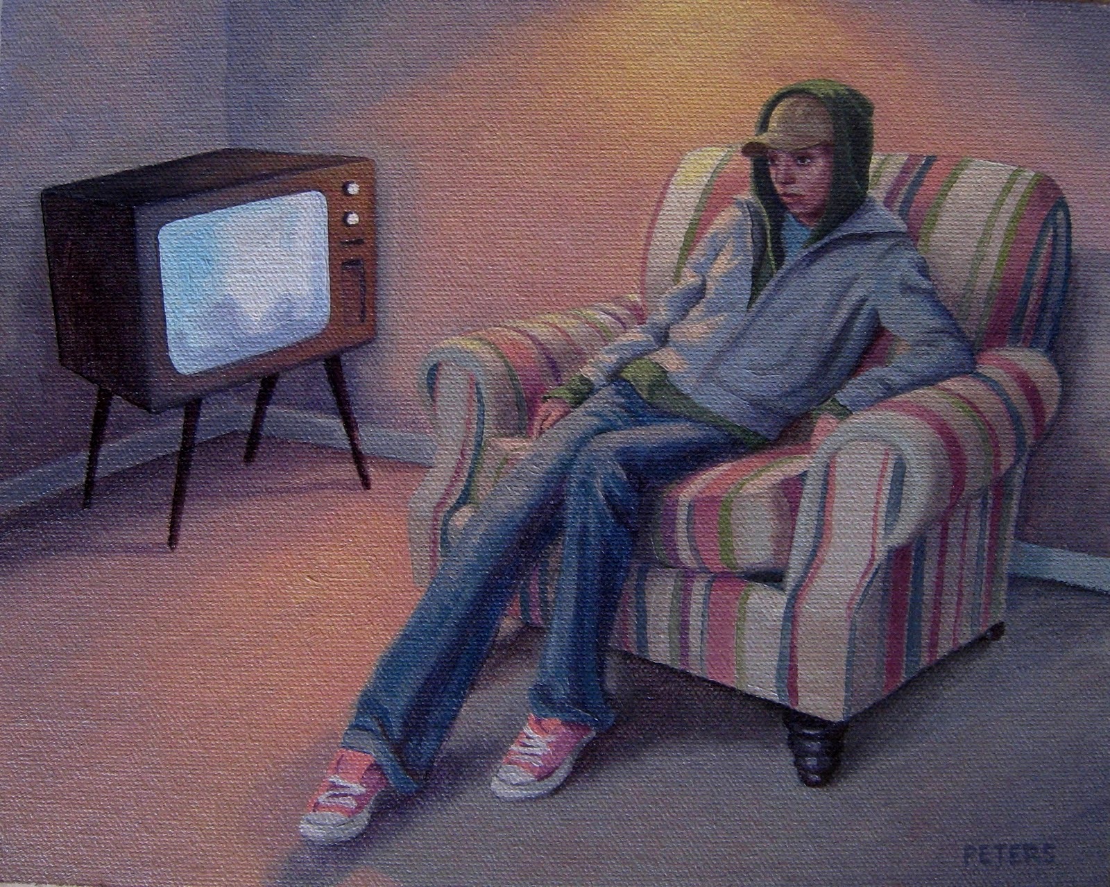1600x1279 California Painter Tony Peters September 2010 - Television Painting