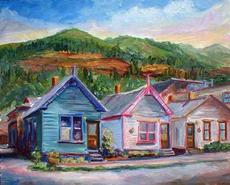 450x362 Popcorn Alley Telluride - Telluride Painting