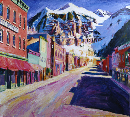 450x404 Roger Mason Artwork - Telluride Painting