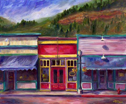 480x397 Roma Bar - Telluride Painting