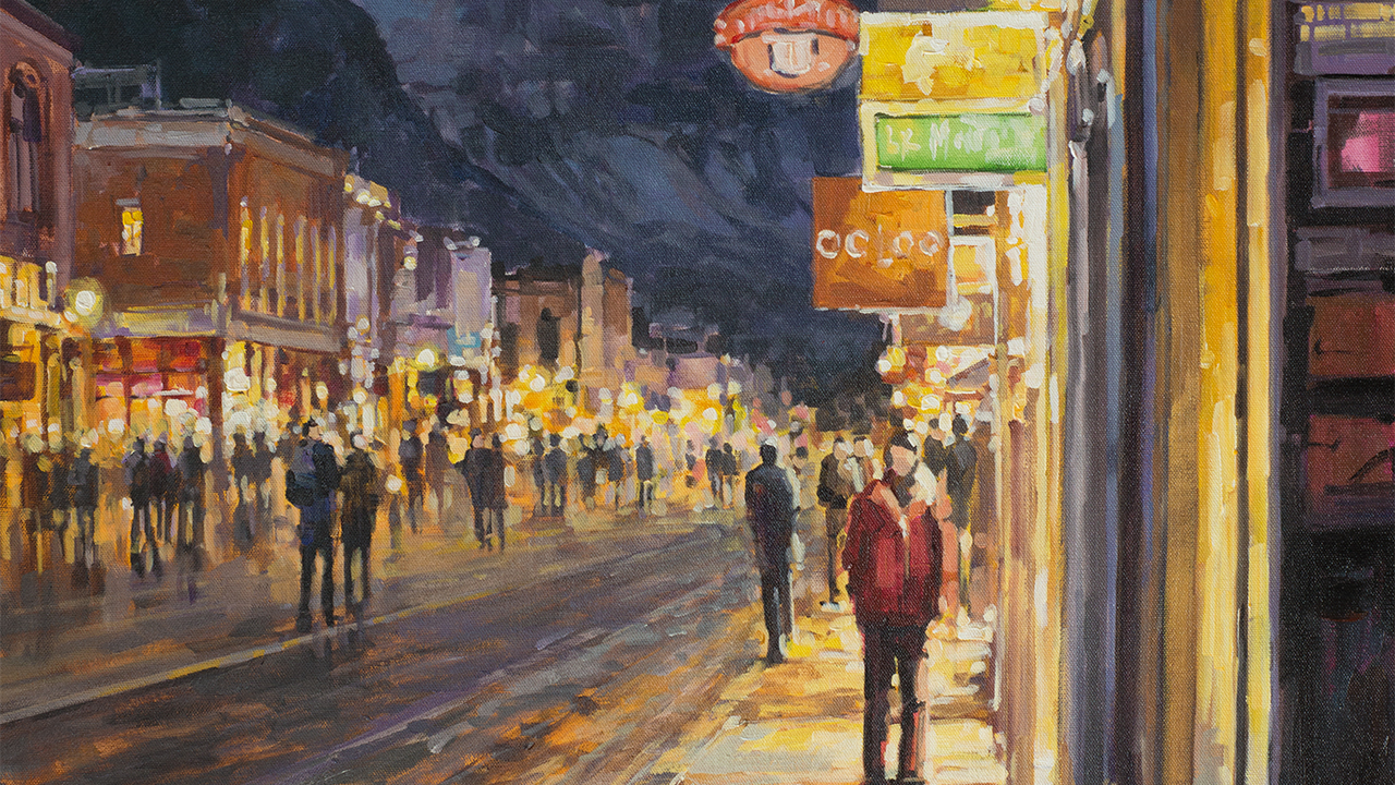 1280x720 Take Home The Original Telluride Jazz Festival Painting - Telluride Painting