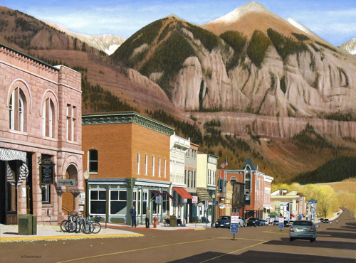 500x370 Telluride Artwork By Terry Rosenfelder - Telluride Painting