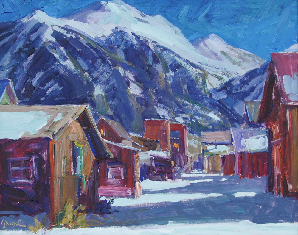 1000x790 Telluride By Moonlight Ohbejoyful Gallery - Telluride Painting