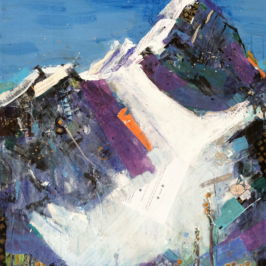 864x864 Wilson Peak Painting, Telluride, Colorado Kelliedayart - Telluride Painting