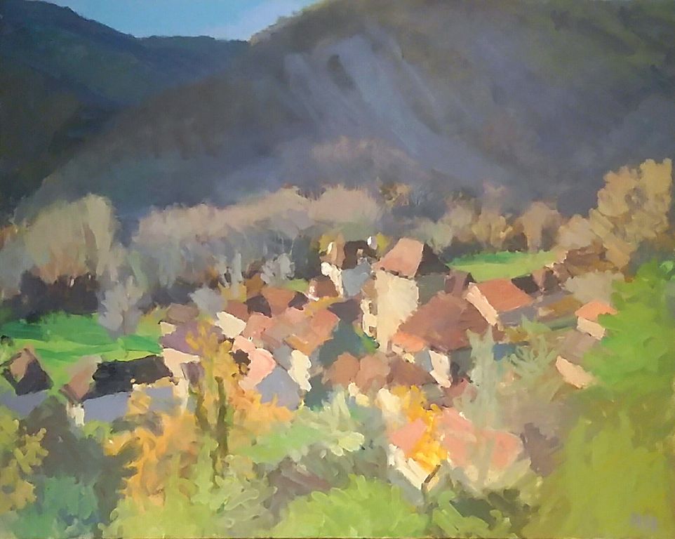 962x768 La Tour Des Templiers, Lot. 12th Century Templar Watchtower - Templar Painting