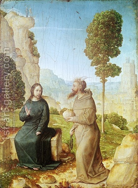 440x600 Temptation Of Christ In The Wilderness Flandes Juan De - Temptation Of Christ Painting