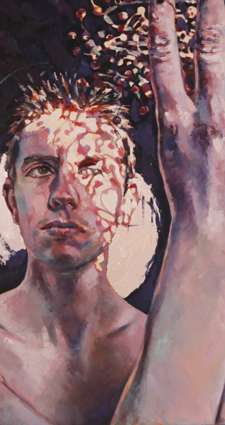 770x1455 Saatchi Art Temptation Painting By Ben Davies Jenkins - Temptation Painting