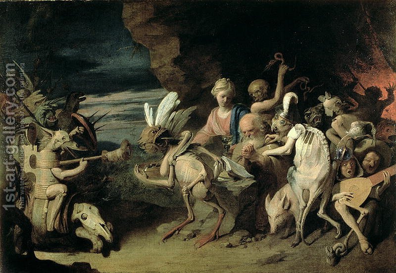 800x551 The Temptation Of St. Anthony Of Egypt David The Younger Ryckaert - Temptation Painting